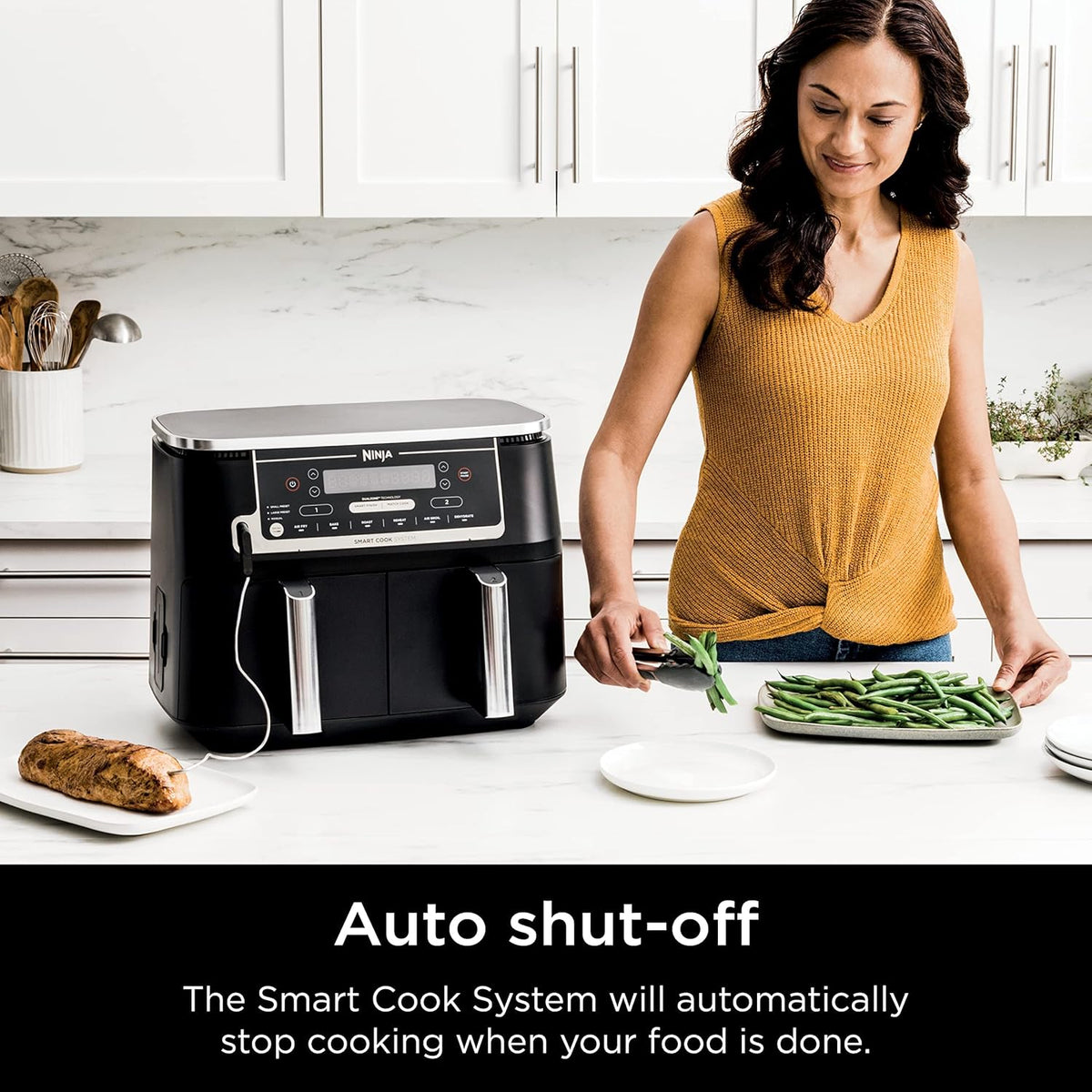 DualZone Smart XL Air Fryer with 2 Independent Baskets 