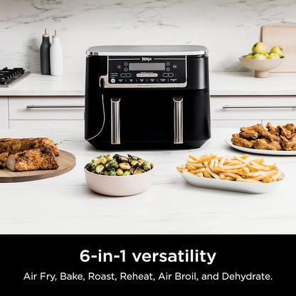 DualZone Smart XL Air Fryer with 2 Independent Baskets 